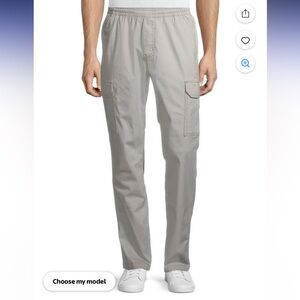 George Men's Light Gray Cargo Pants